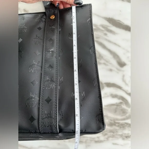 MCM Black Tote Shopper Vintage